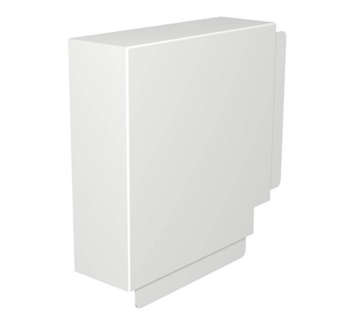 Крышка плоского угла кабельного канала WDK 80x210 мм (ПВХ,светло-серый) (WDK HF80210LGR)  6183530  OBO Bettermann