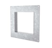 Рама с фланцем неразборная, горячеоцинкованная,  1х1 ячеек 120х160  мм  DXF00A1  DKC