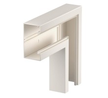 Плоский угол кабельного канала Rapid 80 70x130 мм (ПВХ,кремовый) (GK-F70130CW)  6274521  OBO Bettermann