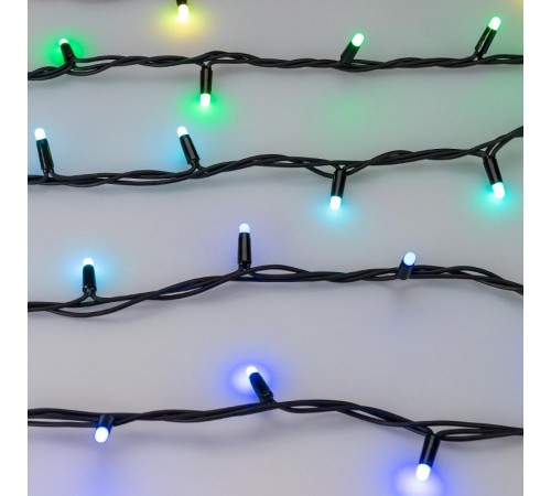 Светодиодная гирлянда ARD-STRING-PRO-10000-BLACK-100LED-MILK-LIVE RGB-DMX (24V, 10W) (Ardecoled, IP65)  031754  Arlight