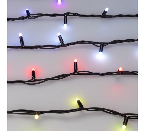 Светодиодная гирлянда ARD-STRING-PRO-10000-BLACK-100LED-MILK-LIVE RGB-DMX (24V, 10W) (Ardecoled, IP65)  031754  Arlight