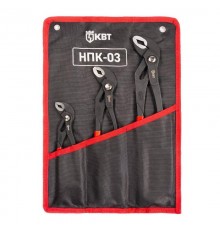 Набор переставных клещей НПК-03 "Практик"  85285  КВТ