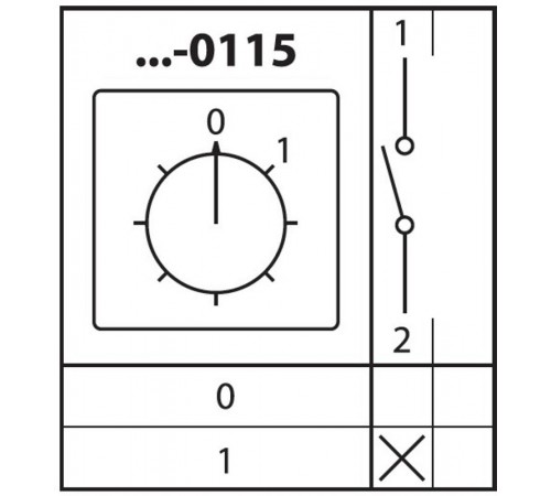 Кулачковый переключатель КПУ11-10/0115   SQ0715-0131  TDM