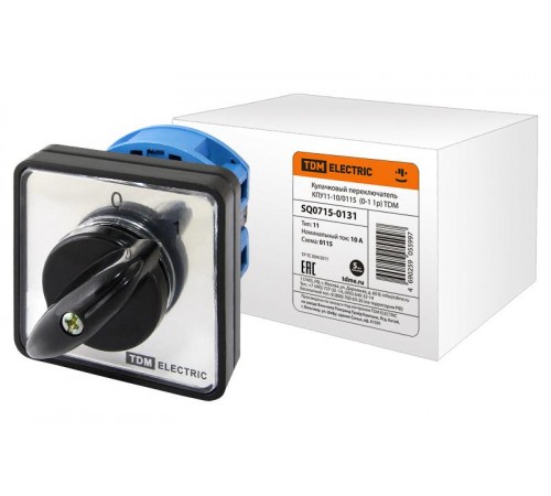 Кулачковый переключатель КПУ11-10/0115   SQ0715-0131  TDM