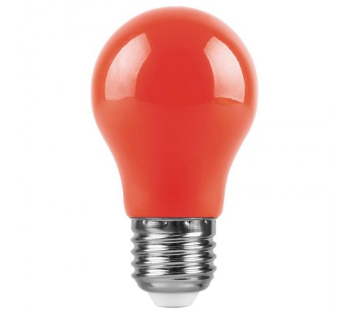 Лампа светодиодная для белт лайта LB-375 (3W) 230V E27 красный A50  25924  FERON