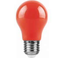 Лампа светодиодная для белт лайта LB-375 (3W) 230V E27 красный A50  25924  FERON