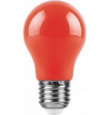 Лампа светодиодная для белт лайта LB-375 (3W) 230V E27 красный A50  25924  FERON