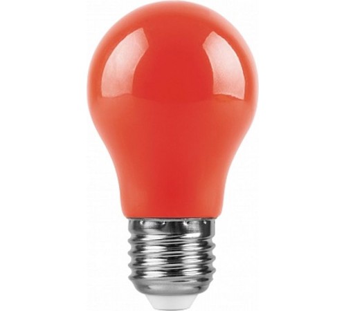 Лампа светодиодная для белт лайта LB-375 (3W) 230V E27 красный A50  25924  FERON