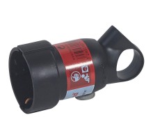 Розетка 2К+3 - серия Элиум - 16 А - с кольцом - пластик - винтовой зажим - чёрный  050195  Legrand