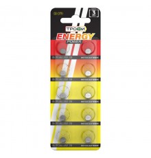 Батарейка щелочная (алкалиновая) G0 (379) LR521, LR63 (200/1600/153600) (часовая)   C0034934  ТРОФИ