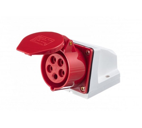 Розетка стационарная 115 3Р+РЕ+N 16А 380В IP44 РС-102 D  26030DEK  DEKraft