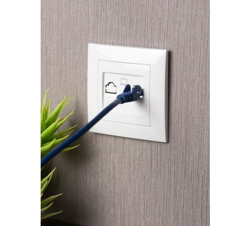 Валенсия розетка компьютерная RJ-45 1-местная белая EKF PROxima   EWK01-035-10   EKF