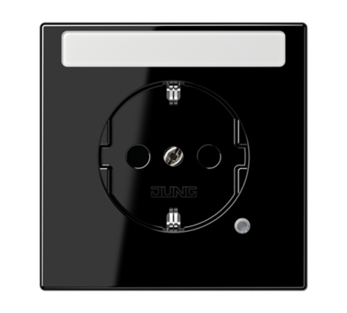 SCHUKO-розетка с полем для надписи и индикатором LS1520NAKOSW Jung