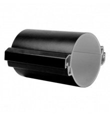 Труба гладкая разборная ПВХ 110 мм (750Н), черная PROxima  tr-pvc-110-750-black  EKF