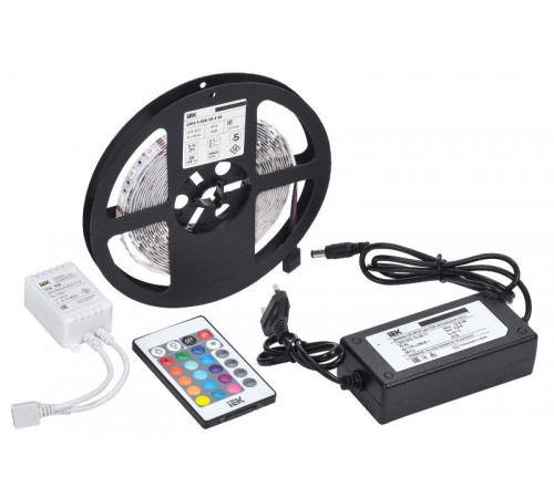 Комплект светодиодной ленты DIY (5050RGB60-14,4-IP20-12В 5м + др. + конт.)  LSR2-3-060-20-1-05-S2  IEK