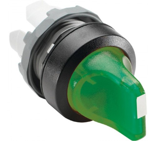 Переключатель M3SS1-11G (короткая ручка) зеленый 3-х позиционный с подсветкой только корпус) с фиксацией  1SFA611210R1102  ABB
