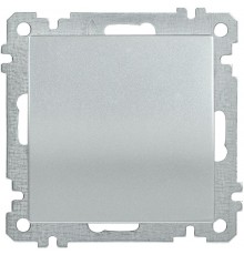 BOLERO серебрянный Выключатель 1-клавишный 10А ВС10-1-0-Б  EVB10-K23-10  IEK