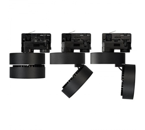 Светильник LGD-MONA-TRACK-4TR-R100-12W Warm3000 (BK, 24 deg)  024996  Arlight