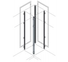 Стойки каркаса угловой секции с петлями H=2000мм (4шт)  EM2005  ABB