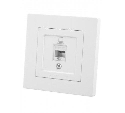 Розетка компьютерная RJ45 белая "Сенеж"   SQ1816-0043  TDM