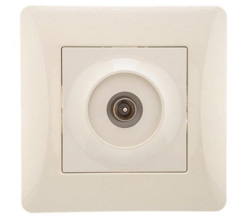 Ugra Механизм антенной розетки, одинарная, СУ, беж  С11А1-003  GUSI Electric