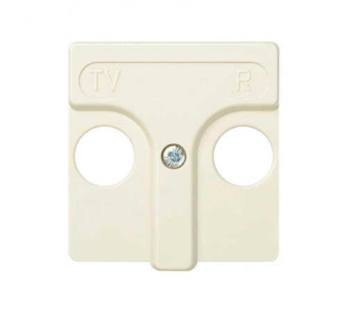 Simon 27 Накладка на R-TV-розетку, слоновая кость  27053-31  Simon
