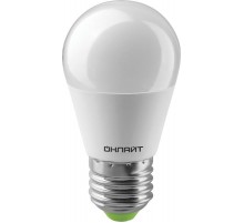 Лампа светодиодная OLL-G45-6-230-6.5K-E27  61138  ОНЛАЙТ