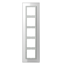 Рамка для серии LS-Plus 5-кратная  LSP985GLWW Jung