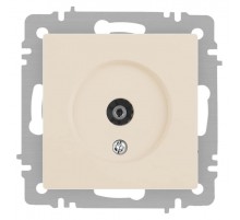 Розетка Intro Accent 6-301-02 TV одиночная, IP20, СУ, слоновая кость  Б0063605  Intro