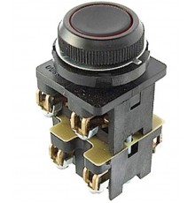 КЕ-012 У3 исп.2, черный, 3з+1р, цилиндр, IP40, 10А, 660В, выключатель кнопочный (ЭТ)  ET529308  Электротехник