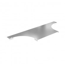 Крышка на ответвитель универсальный с основанием 100, 1,5 мм, алюминий, в комплекте с крепежными элементами необходимыми для монтажа  AKSFM100K  DKC