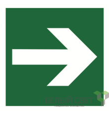 Пиктограмма (Пластина) "Направляющая стрелка" BL-2020B.E02-01  a21285  Белый свет