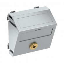 Мультимедийная рамка Audio-Klinke Modul45 (серебристый) (MTS-MK L AL1)  6104964  OBO Bettermann