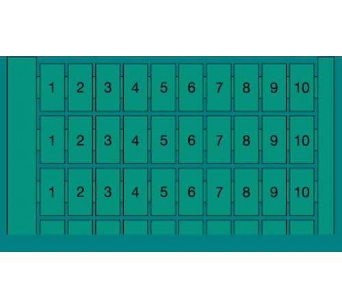 Маркировка RC810 10X(31 A 40) , гориз.  1SNA234005R2300  TE