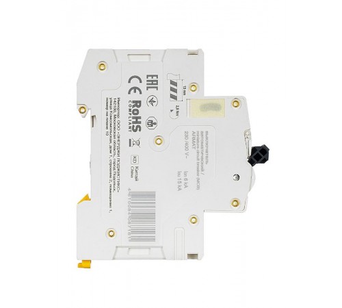 Выключатель автоматический двухполюсный M06N 2P B 16А 6кА ARMAT  AR-M06N-2-B016  IEK