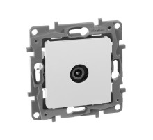 Etika Белый Розетка TV проходная, 15дБ  672263  Legrand