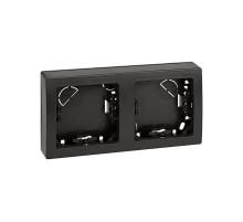 Simon 73 Рамка горизонтальная, 2 поста, 75*146мм, S73 Loft, графит  73620-62  Simon