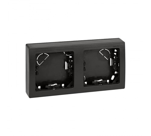 Simon 73 Рамка горизонтальная, 2 поста, 75*146мм, S73 Loft, графит  73620-62  Simon