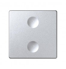Сенсорный 2-кл выключатель с возможностью индивидуальной маркировки, алюминий  8000622-093  Simon