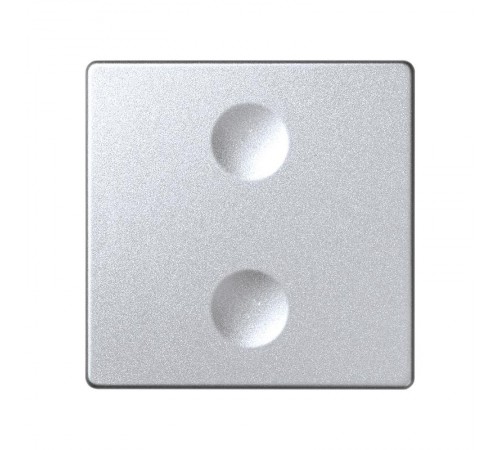 Сенсорный 2-кл выключатель с возможностью индивидуальной маркировки, алюминий  8000622-093  Simon
