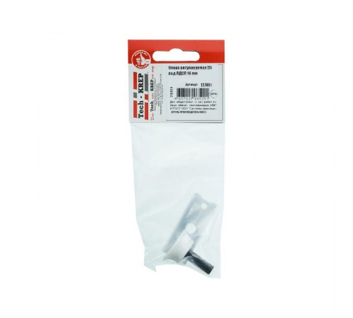 Опора металл.регулир. под ЛДСП 16 мм, М8, белая (1 шт) - пакет   127491  Tech-KREP