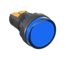 Сигнальный индикатор со встроенным диодом 220В,  синий  M22L-F220BPP  DKC