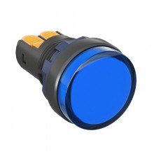 Сигнальный индикатор со встроенным диодом 220В,  синий  M22L-F220BPP  DKC