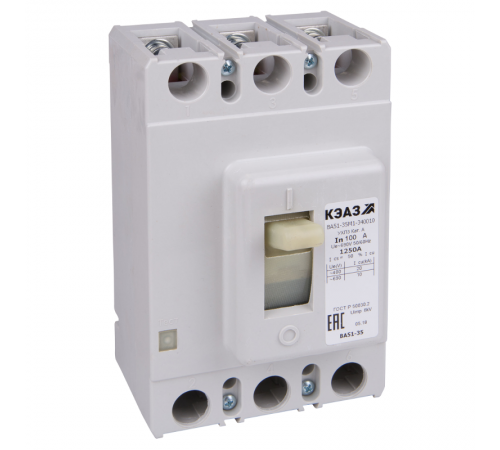 Выключатель автоматический ВА51-35М2-340010-250А-1250-690AC-УХЛ3  122603  КЭАЗ