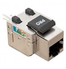 Модуль Keystone розеточный TERACOM PRO Cat.5E RJ-45 экранирован FTP 110 IDC 90 градусов  TRP-KSTN-SOCK-90D-5EFTP  EKF