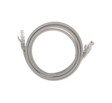 Патч-корд U/UTP CAT 6, RJ45-RJ45, 26AWG, LSZH, серый, 2м REXANT  02-0290-2  REXANT