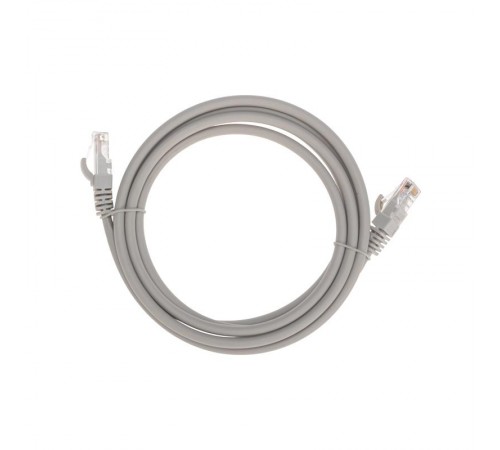 Патч-корд U/UTP CAT 6, RJ45-RJ45, 26AWG, LSZH, серый, 2м REXANT  02-0290-2  REXANT