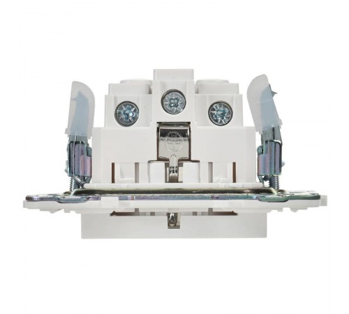 SKANDY Розетка с заземлением без защитных шторок 16А SK-R05W арктический белый  SK-R11-16-K01  IEK