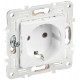 SKANDY Розетка с заземлением без защитных шторок 16А SK-R05W арктический белый  SK-R11-16-K01  IEK