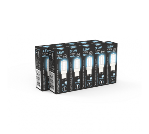 Лампа светодиодная G9 AC185-265V 3,5W 460lm 4100K керамика LED 1/10/200  107009205  Gauss